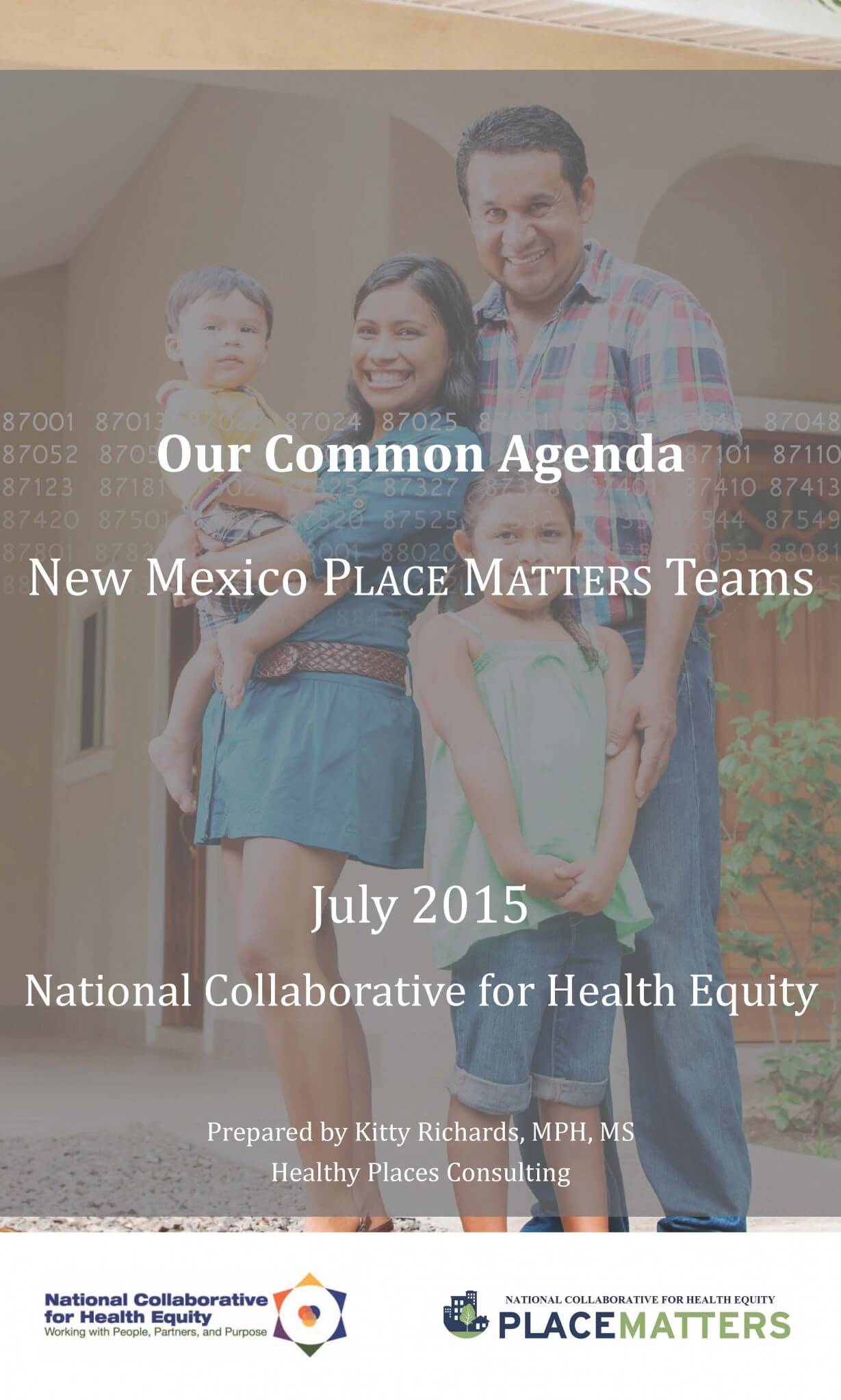 2015 New Mexico Statewide Place Matters Agenda