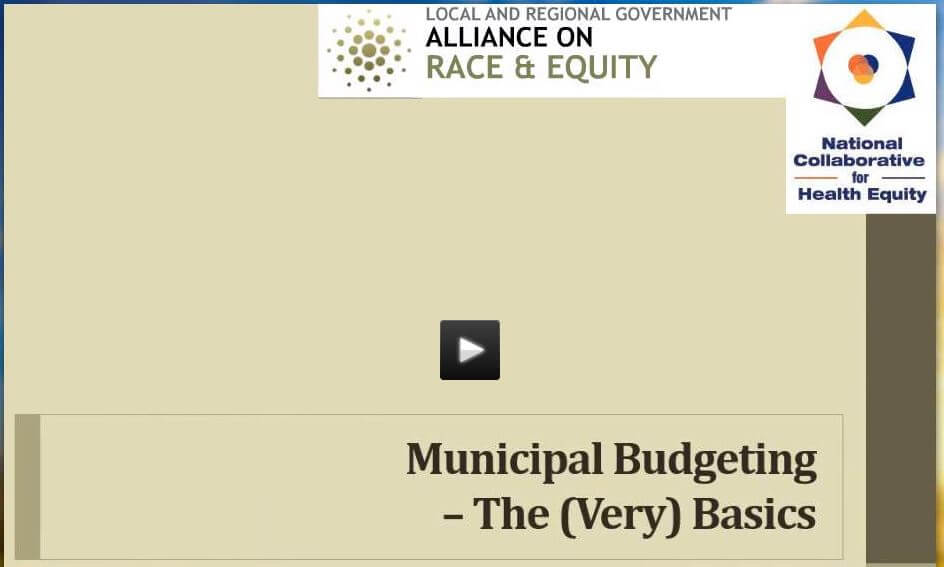 Local Government Budgeting and Racial Equity