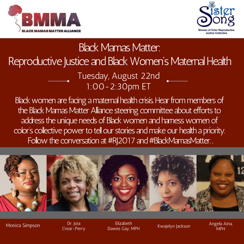 Black Mamas Matter Webinar:  Reproductive Injustice: Racial and Gender Discrimination in U.S. Health Care