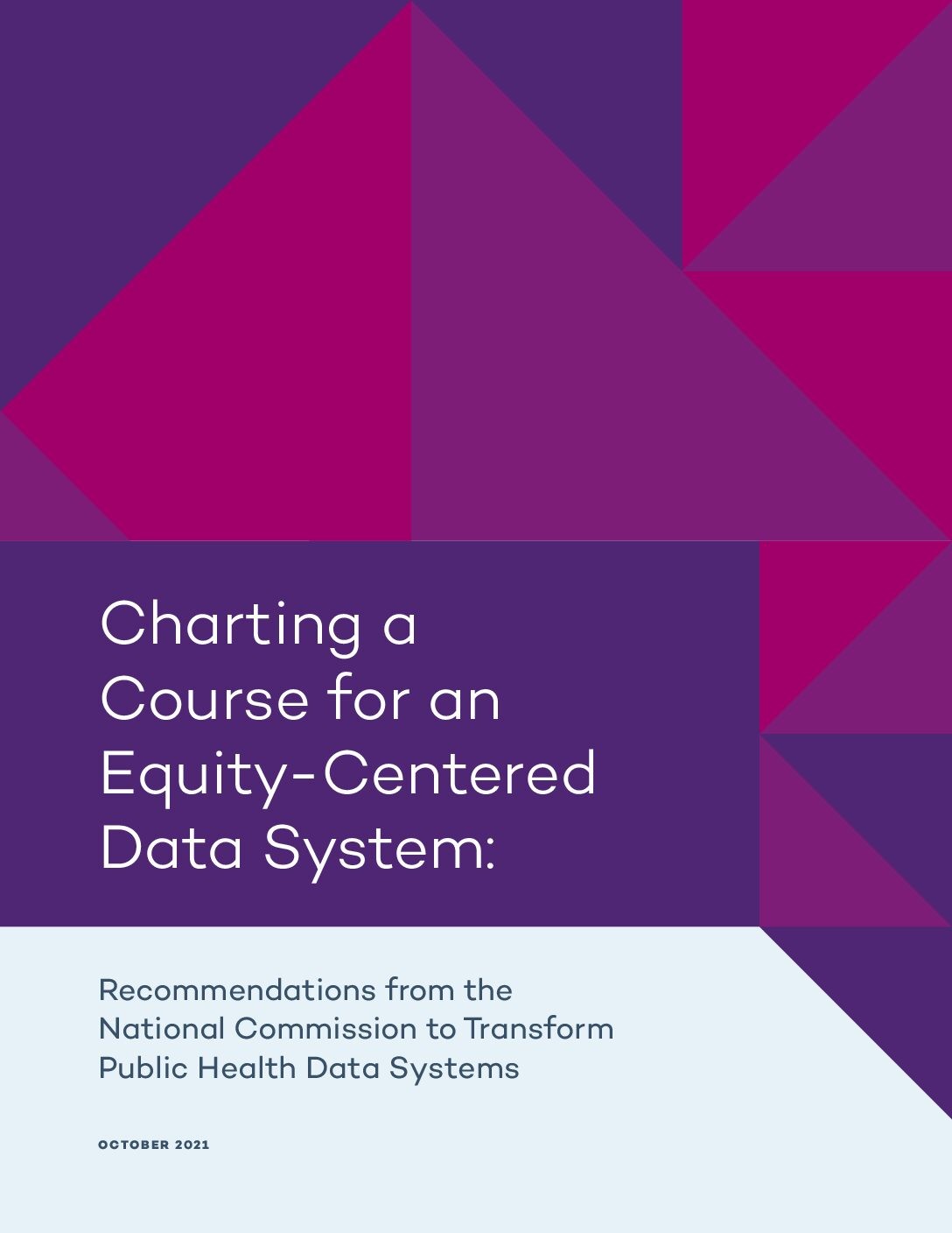 RWJF - Transforming Public Health Data Systems PDF